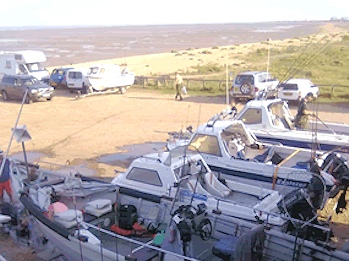 View from the balcony of the clubhouse