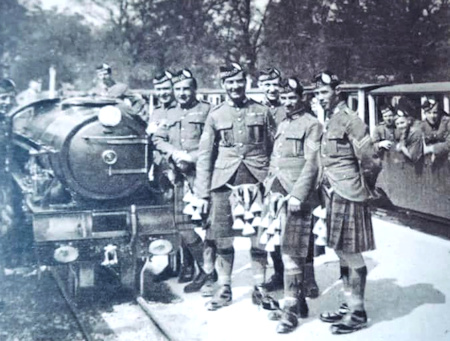 RH&DR Troop Train c 1943
