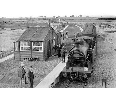 Lydd on Sea Railway Station c1952