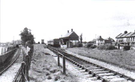 New Romney & Littlestone-on-Sea Station c1955