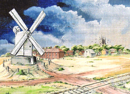 Post Mill West Rype Lydd 1900