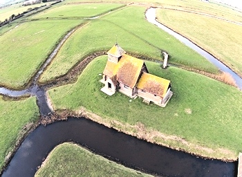 Aerial View of St Thomas a Becket