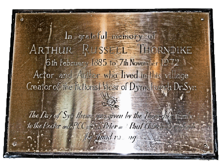 Russell Thorndike Plaque