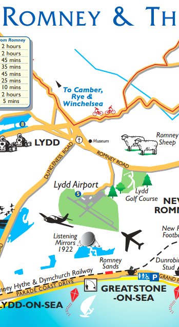 Map of Romney Marsh