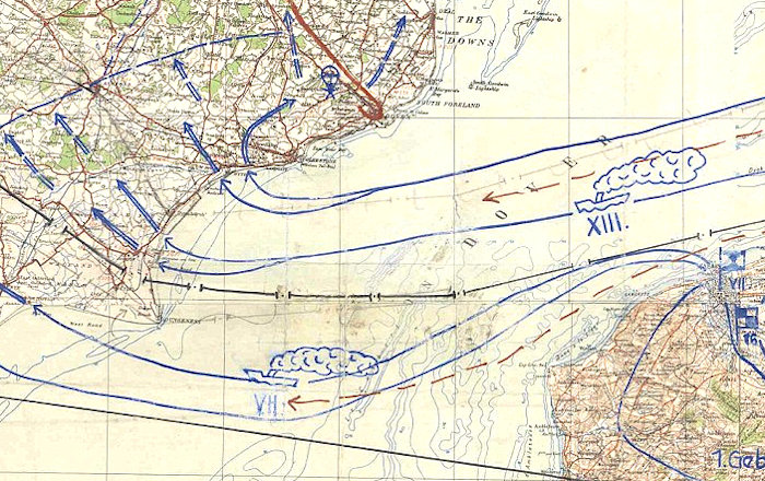 1940 German Invasion Map