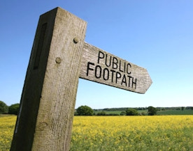 Footpath Sign